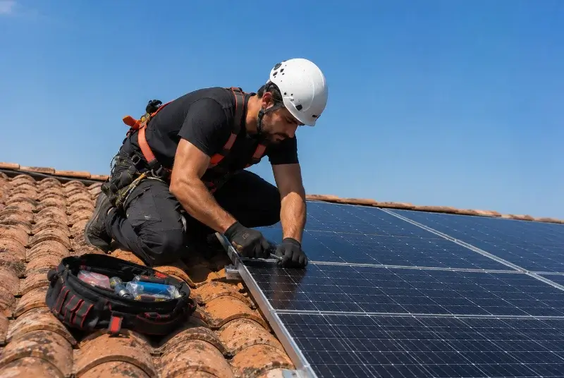 Maintenance et monitoring de panneaux solaires à Aillas